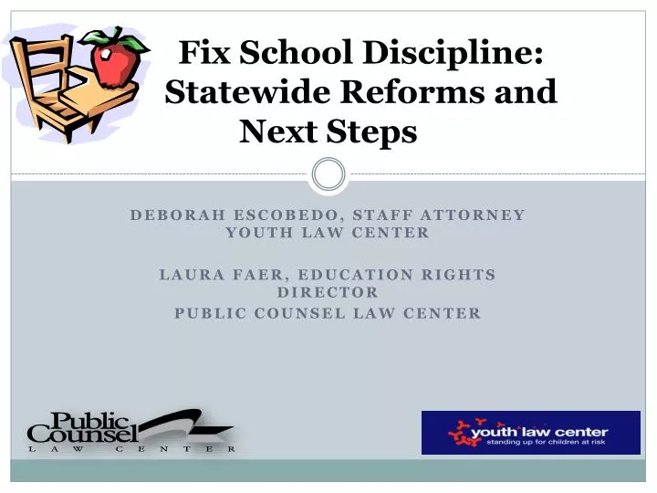 fix school discipline statewide reforms and next steps