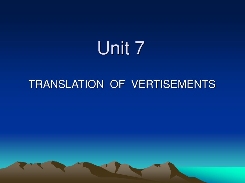 PPT - Unit 7 PowerPoint Presentation, free download - ID:6785583