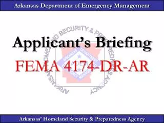 arkansas department of emergency management