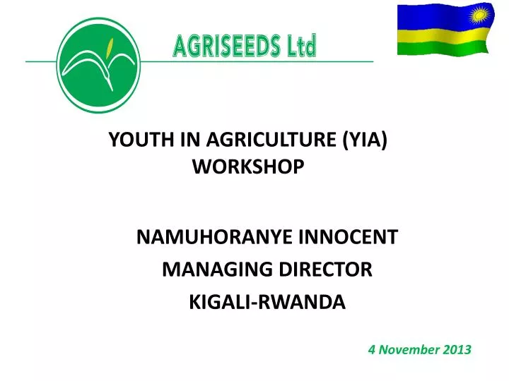 namuhoranye innocent managing director kigali rwanda