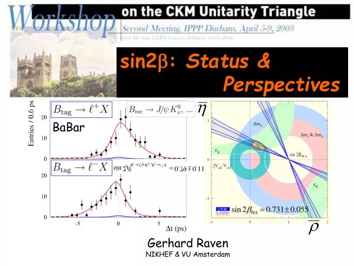 sin2 b status perspectives