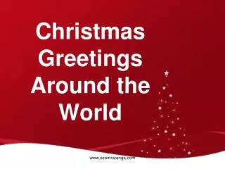 Christmas Greetings Around the World