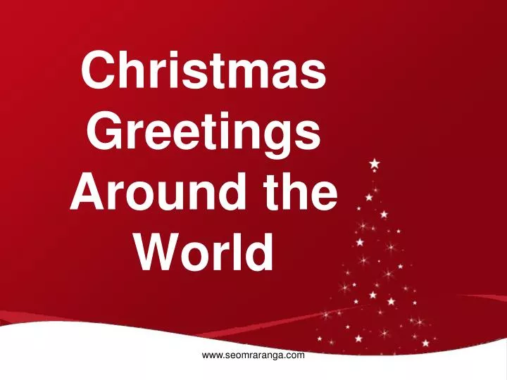 christmas greetings around the world