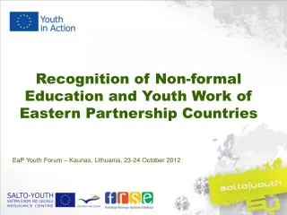 Recognition of Non-formal Education and Youth Work of Eastern Partnership Countries