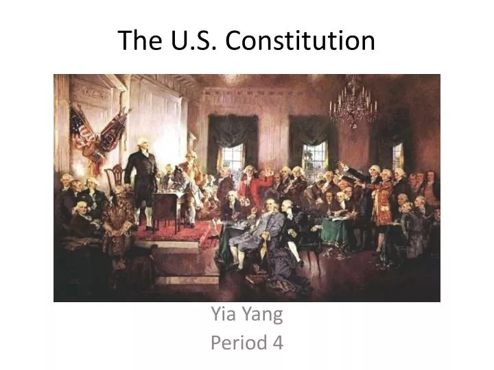 the u s constitution