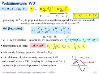 podsumowanie w3