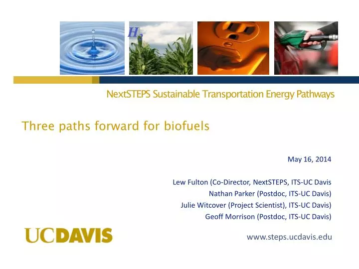 three paths forward for biofuels