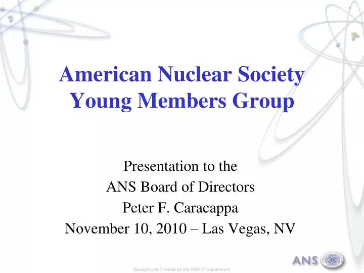 american nuclear society young members group