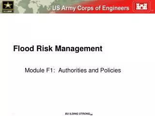 Flood Risk Management