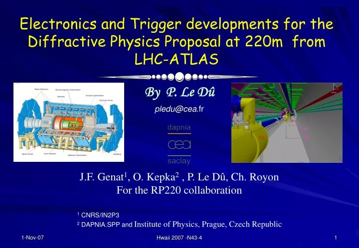 electronics and trigger developments for the diffractive physics proposal at 220m from lhc atlas