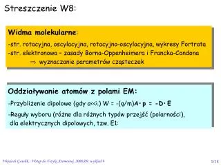streszczenie w8