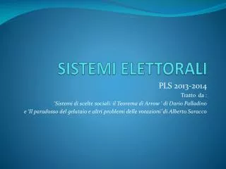 sistemi elettorali