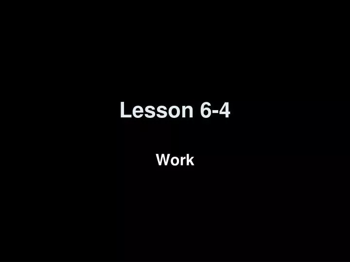 lesson 6 4
