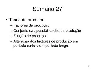 sum rio 27