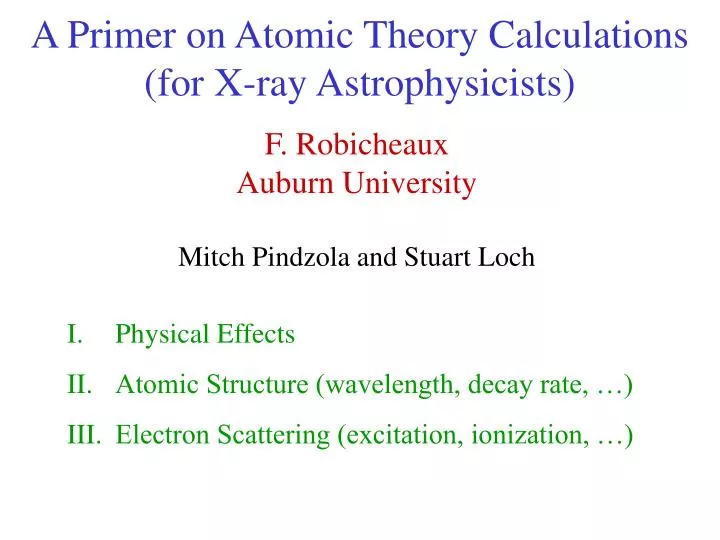 a primer on atomic theory calculations for x ray astrophysicists