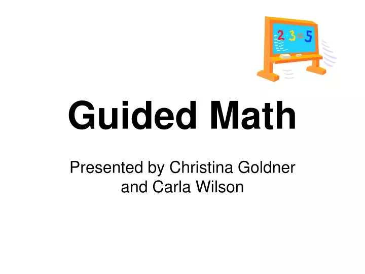 guided math