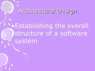 architectural design