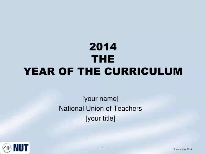 2014 the year of the curriculum