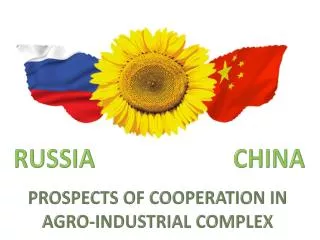 PROSPECTS OF COOPERATION IN AGRO-INDUSTRIAL COMPLEX