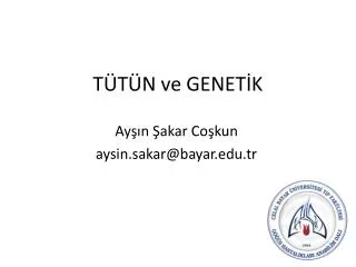 t t n ve genet k