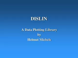 DISLIN