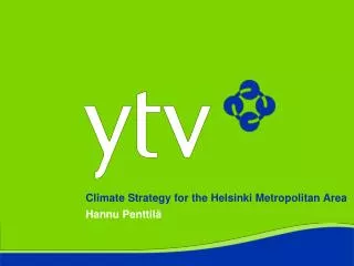 Climate Strategy for the Helsinki Metropolitan Area