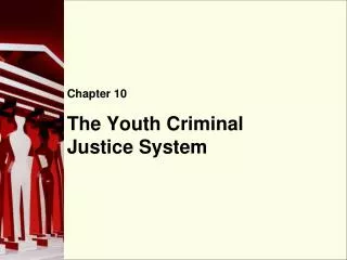 The Youth Criminal Justice System