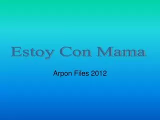 arpon files 2012