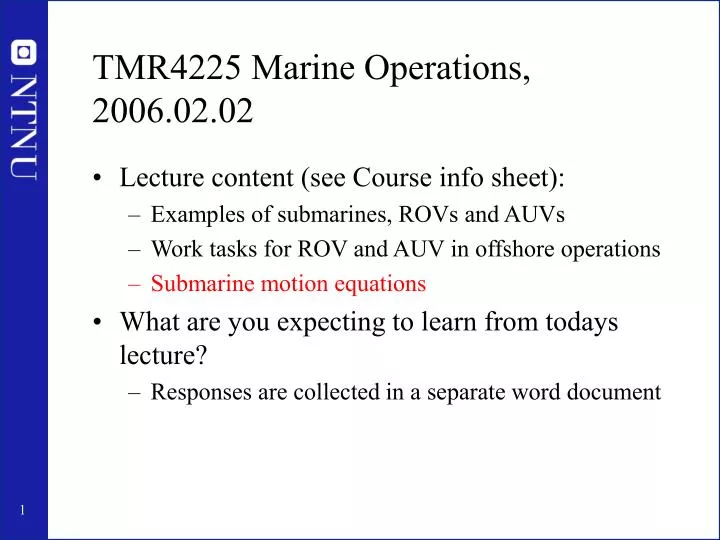 tmr4225 marine operations 2006 02 02