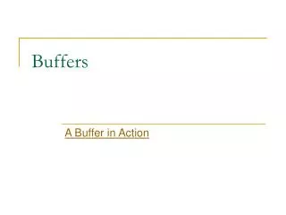 Buffers