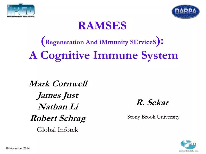 ramses regeneration and immunity services a cognitive immune system