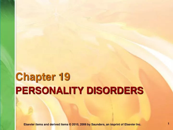 personality disorders