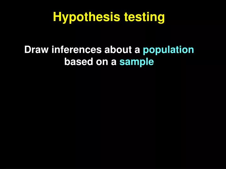 PPT - Hypothesis Testing PowerPoint Presentation, Free Download - ID ...