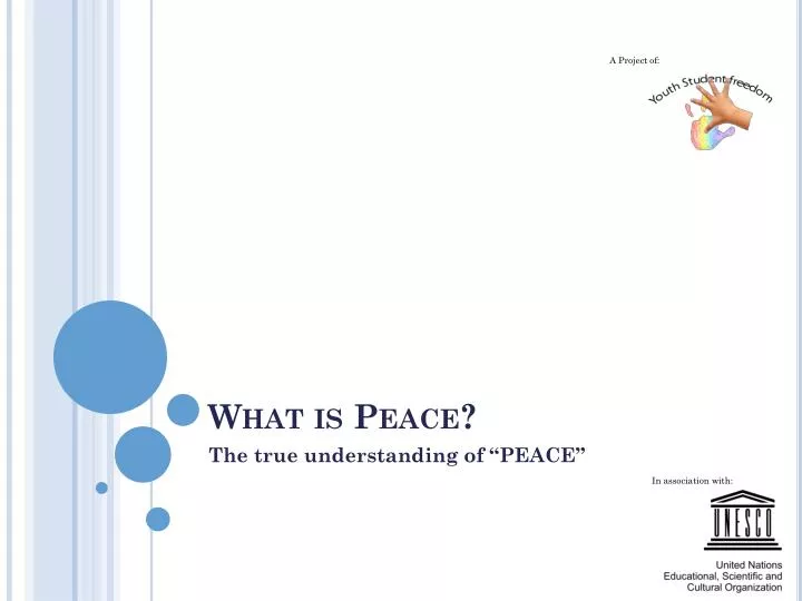 what is peace