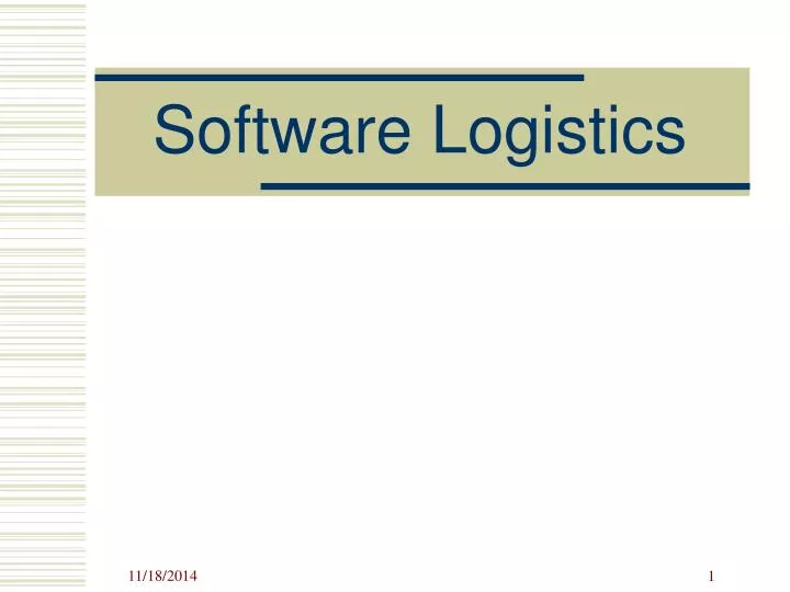 software logistics
