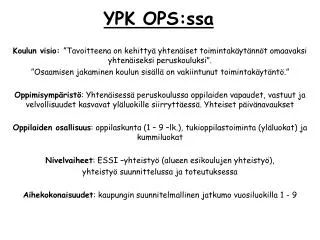 ypk ops ssa