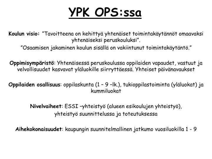 ypk ops ssa