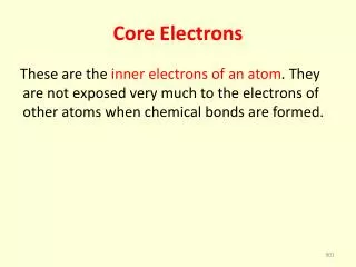 Core Electrons