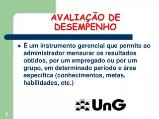 avalia o de desempenho
