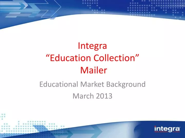 integra education collection mailer