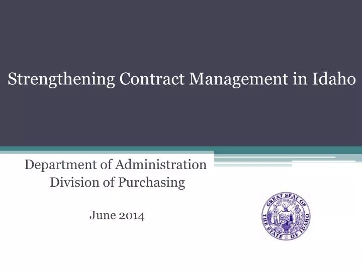 department of administration division of purchasing june 2014