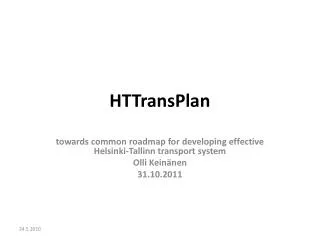 HTTransPlan