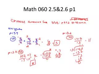 Math 060 2.5&amp;2.6 p1