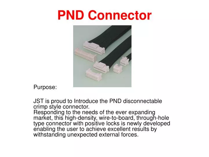 pnd connector