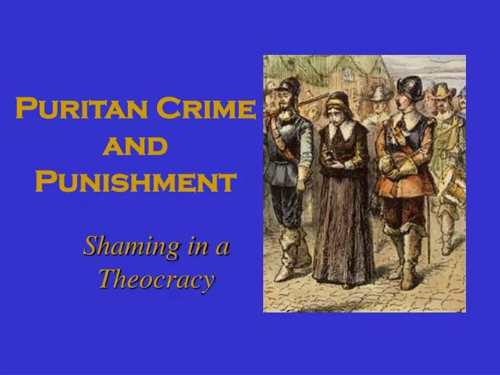 puritan crime and punishment
