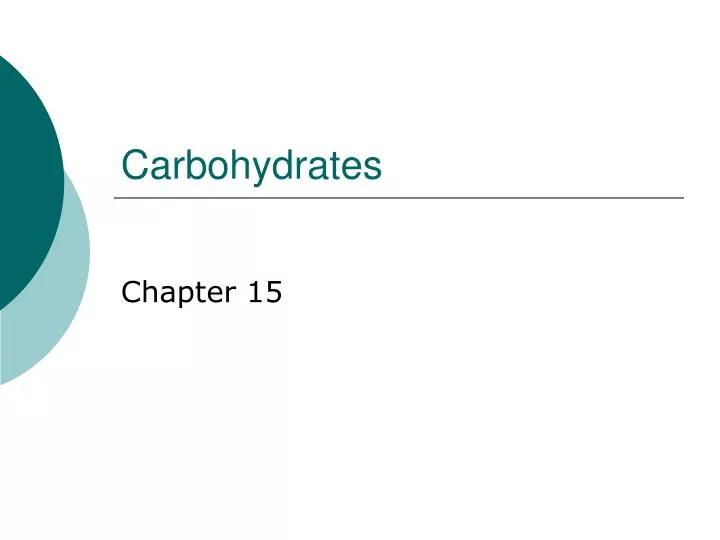 carbohydrates