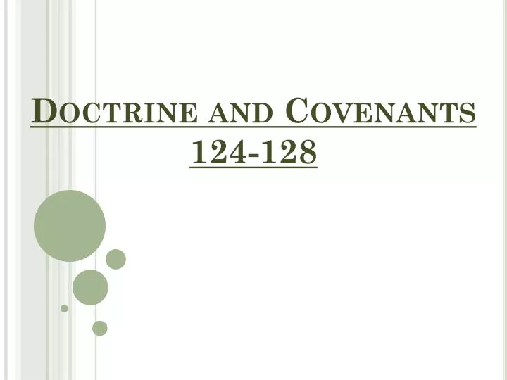 doctrine and covenants 124 128