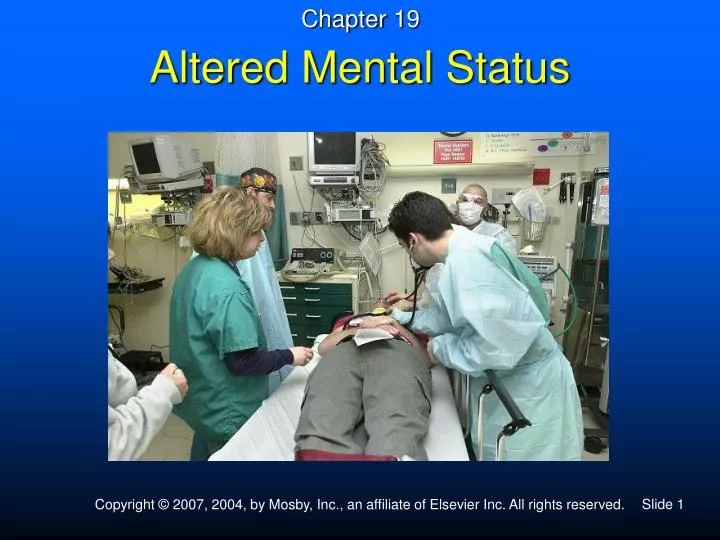 altered mental status