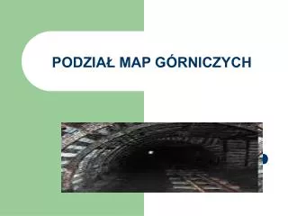 podzia map g rniczych