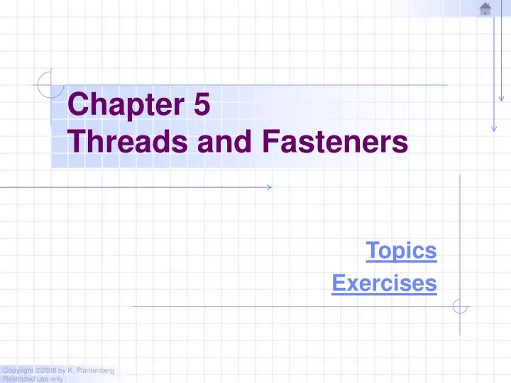 chapter 5 threads and fasteners